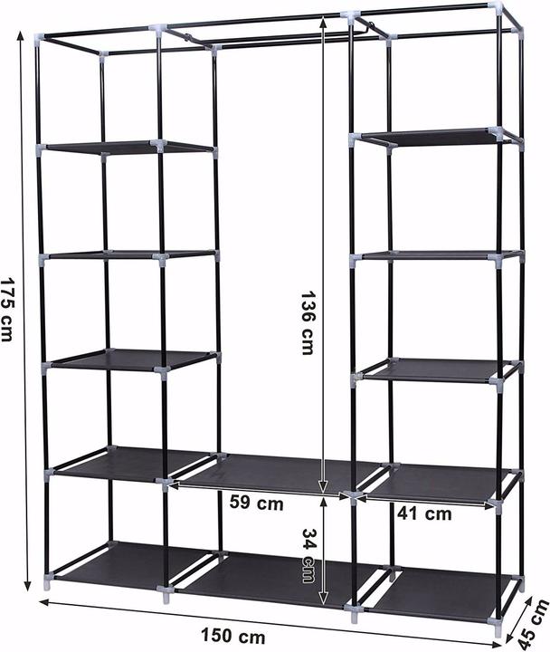 Productafbeelding Songmics Miranda (150 x 45 x 175 cm)