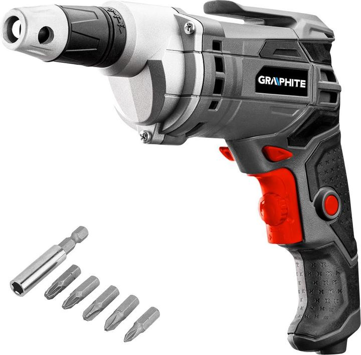 Immagine prodotto Graphite Trapano di rete - 520 W, 0-4200 giri min. 1, una custodia