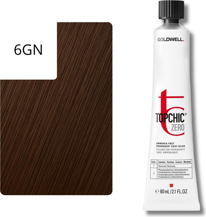 Immagine prodotto Goldwell Topchic Zero - 6GN Dark Gold Natural Blonde (6GN Biondo scuro oro naturale)
