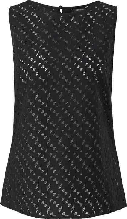 Image du produit Comma Bluse Top mit Lochmuster (34)