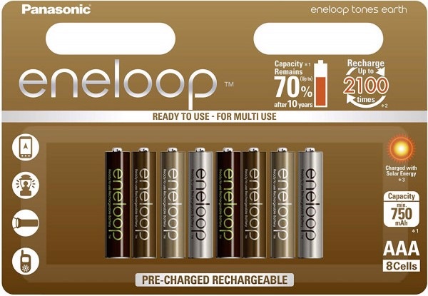 Produktbild Panasonic eneloop Earth Tones limited edition (AAA)