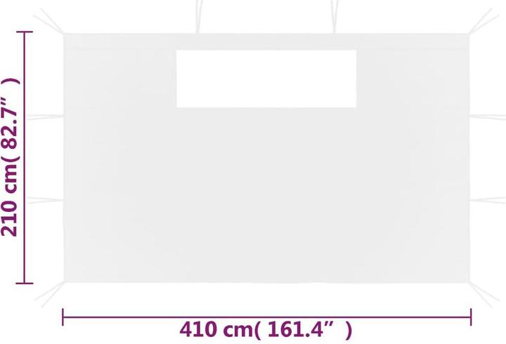 Actual product image vidaXL Goraud (210 cm, 400 cm)