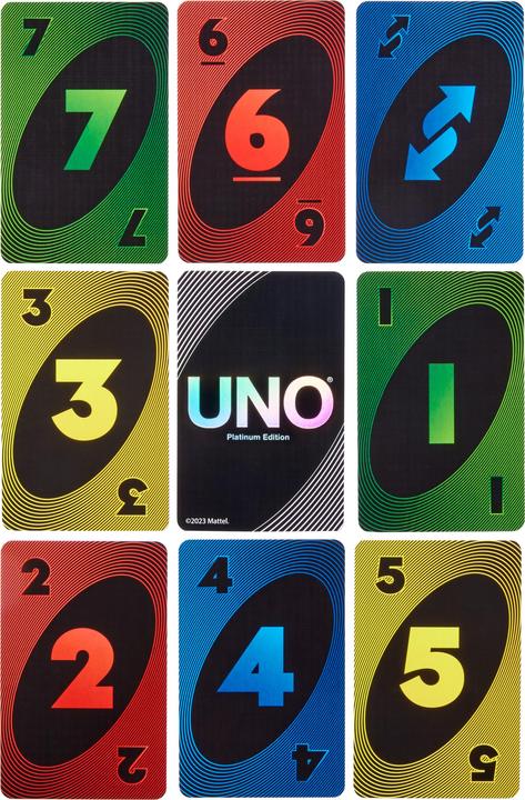 Produktbild Mattel Games UNO Platin Edition