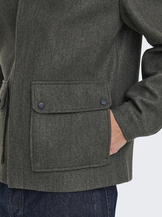 Actual product image Only & Sons Fly-away collar cuffs with button jacket jacket (XXL)