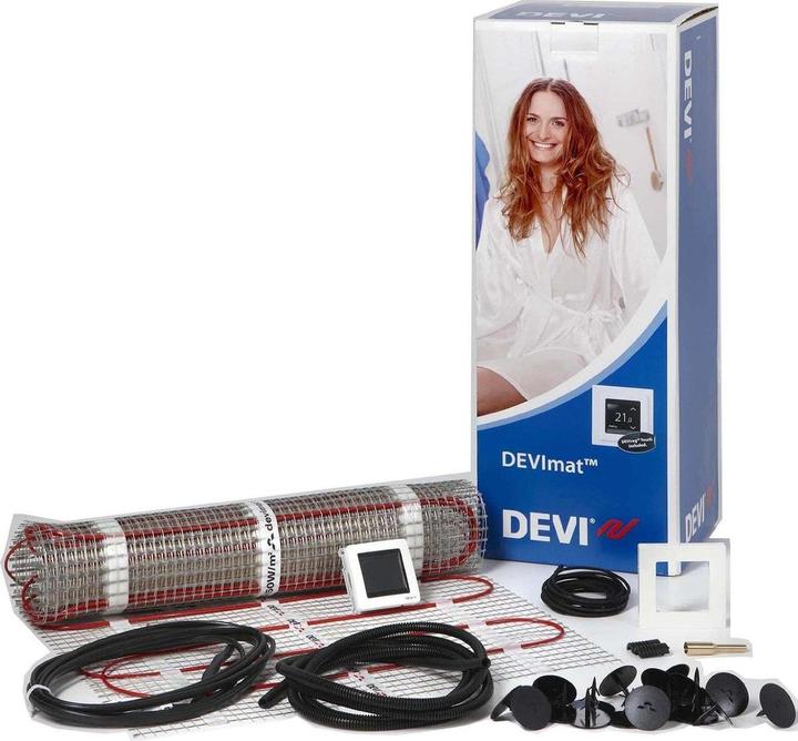 Actual product image Devi Thin-bed heating mat set 140F0817 1-225 W professional DTIF 1,5qm 50x30
