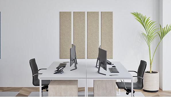 Produktbild eurokraft basic Akustik-Wandplatte (120 x 120 cm)