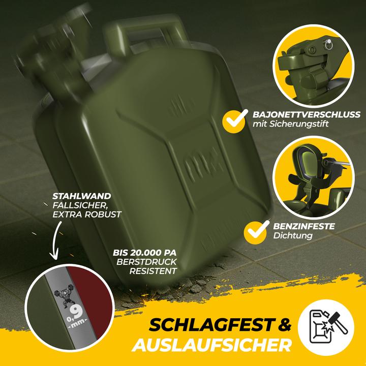 Actual product image Monzana Gas can