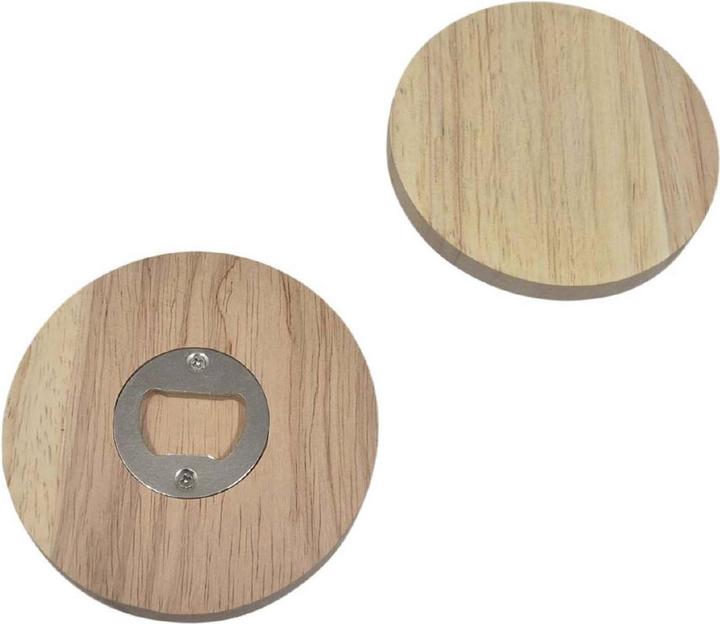 Playwood Holzflaschenöffner rund, 9,5cm