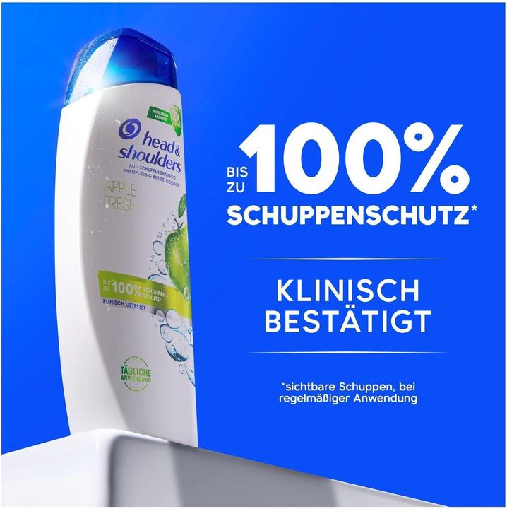 Actual product image Head & Shoulders AppleFresh (500 ml, Liquid shampoo)