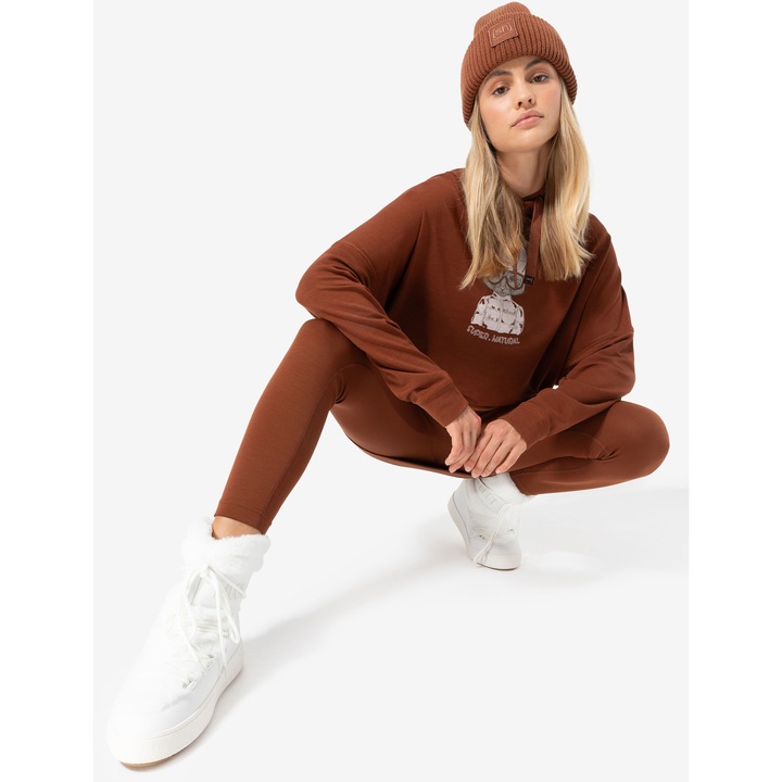 Actual product image Super Natural W Snow Cat Hoodie (L)
