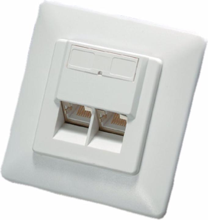 Produktbild Roline Kat.6 Unterputzdose 2-fach (CAT6)