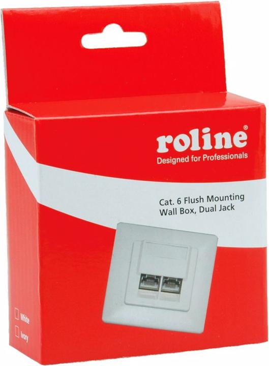 Produktbild Roline Kat.6 Unterputzdose 2-fach (CAT6)