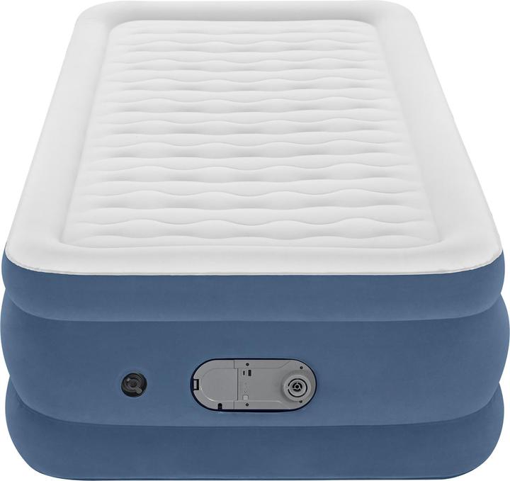 Actual product image Bestway AlwayzAire Twin Air Mattress with Built-in Dual Pump 1.91 m x 97 cm x 46 cm (950 x 1860mm)