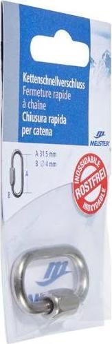 Produktbild Meister Rapid Glied INOX 4x31.5mm (0.03 m)