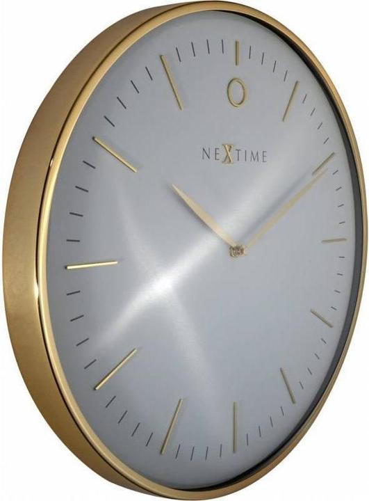 Actual product image Nextime Wall clock Glamour white (40 cm)