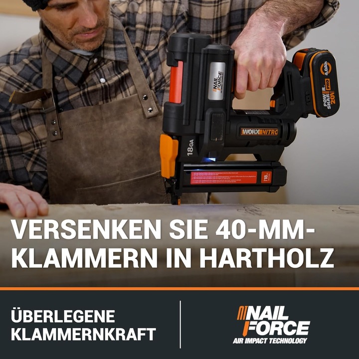 Productafbeelding Worx Akku-Tacker WX844.9