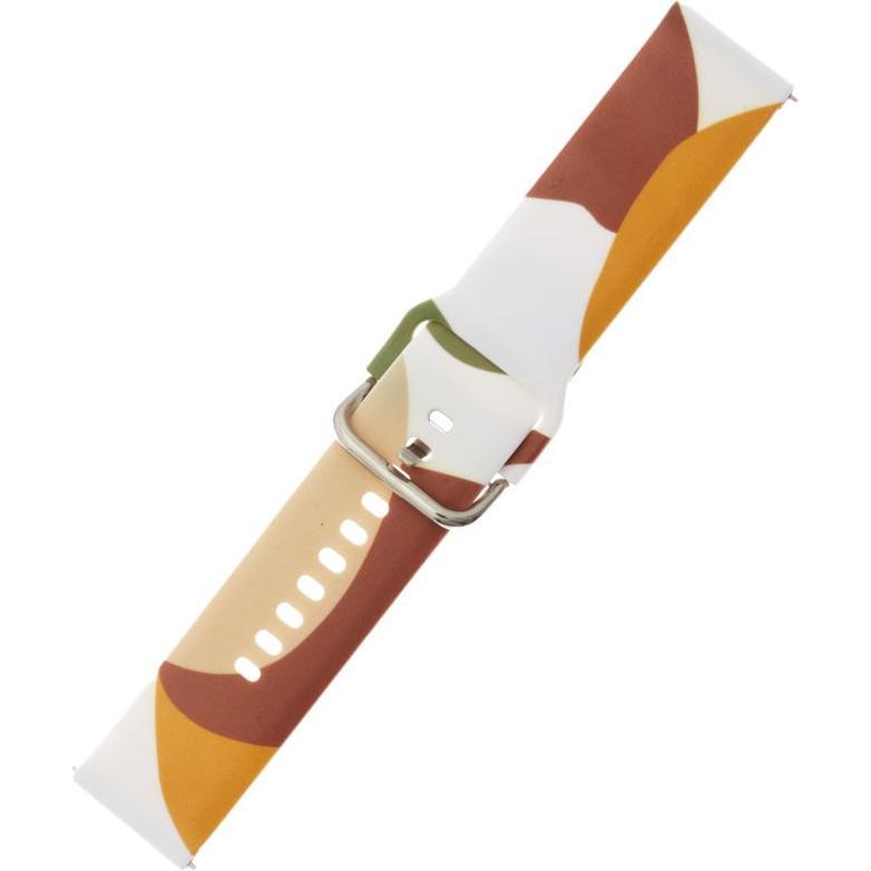 Hurtel Strap Moro Band For Samsung Galaxy Watch 46mm Silicone Strap Watch Bracelet Pattern 4 (Silikon), Uhrenarmband, Me...