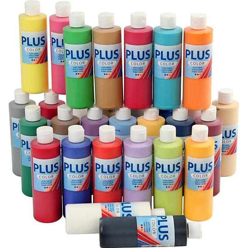 Plus Color, Colore + Vernice per fai da te, Craft Paint (250 ml)