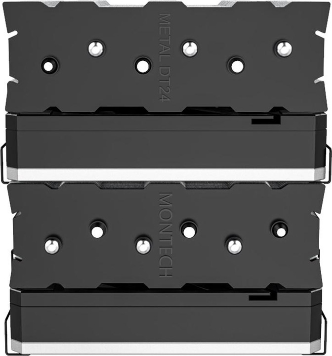 Image du produit Montech Refroidisseur CPU Metal DT24, 2x120mm (153 mm)
