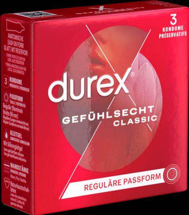 Actual product image Durex Gefühlsecht Classic (3 pcs.)