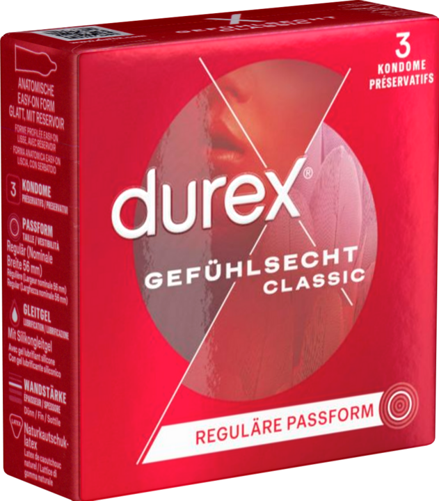 Produktbild Durex Gefühlsecht Classic (3 Stk.)
