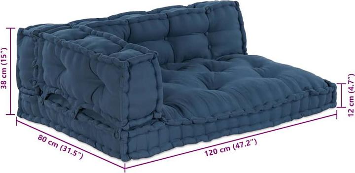 Immagine prodotto VidaXL Cuscini per divani (120 x 80 x 39 cm)