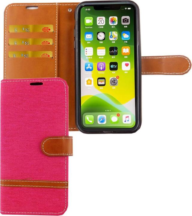 Produktbild König Design Hülle Handy Schutz für Apple iPhone 11 Pro Case Cover Tasche Wallet Etui Bumper (Apple iPhone 11 Pro)