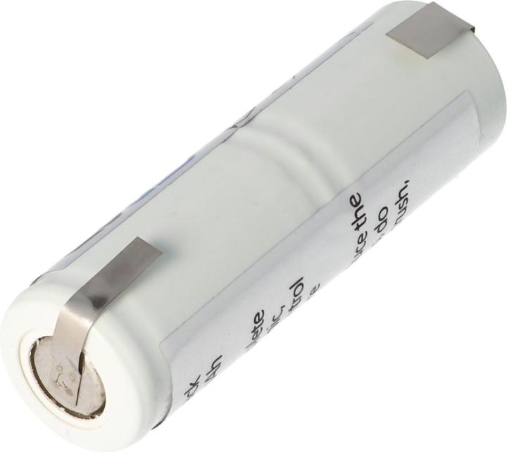 Image du produit Oral-B Batterie L1x2 GP110AFH avec étiquettes à souder Forme en U 10mm protrusion convenant à Sonic (1 pcs, 1100 mAh)