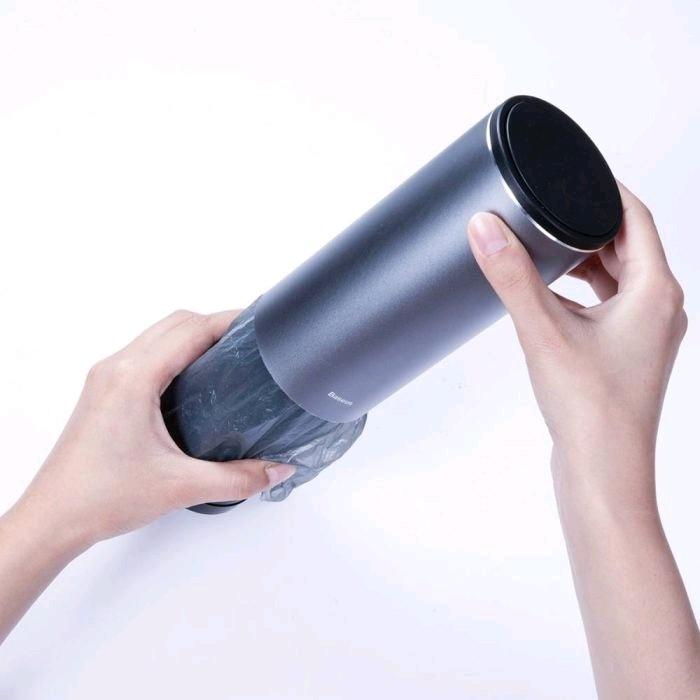 Productafbeelding Baseus Gentleman stijl voertuig gemonteerde vuilniszakgrijs