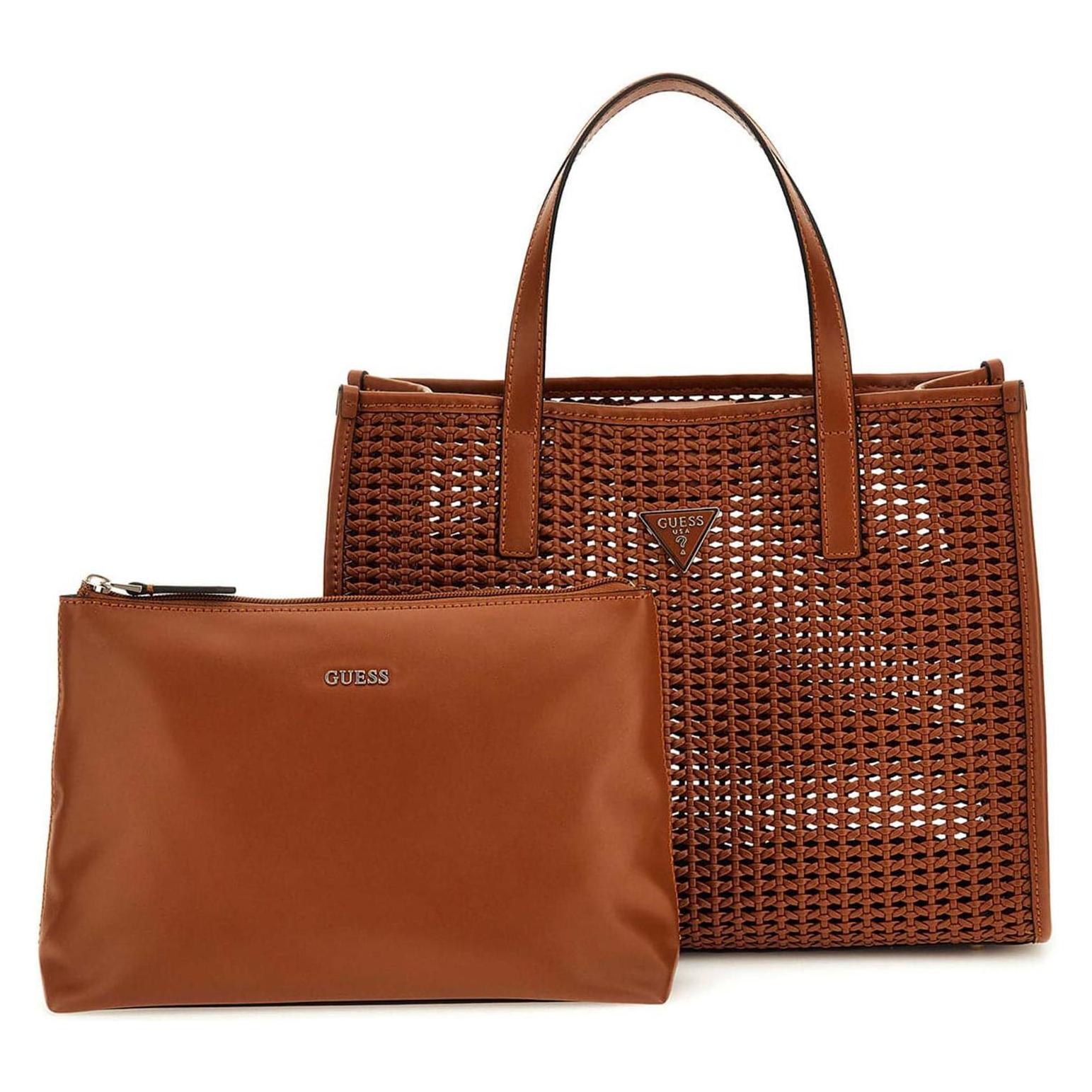 Guess, Damen, Handtasche, Brigitta 2 In 1 Tote, Braun