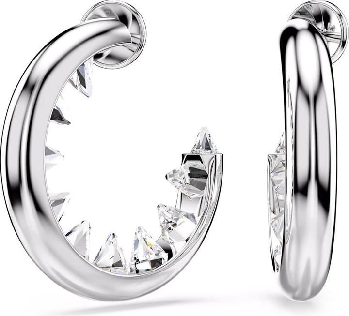 Image du produit Swarovski Sublima Kreolen Weiss Rhodiniert (Métal Swarovski)