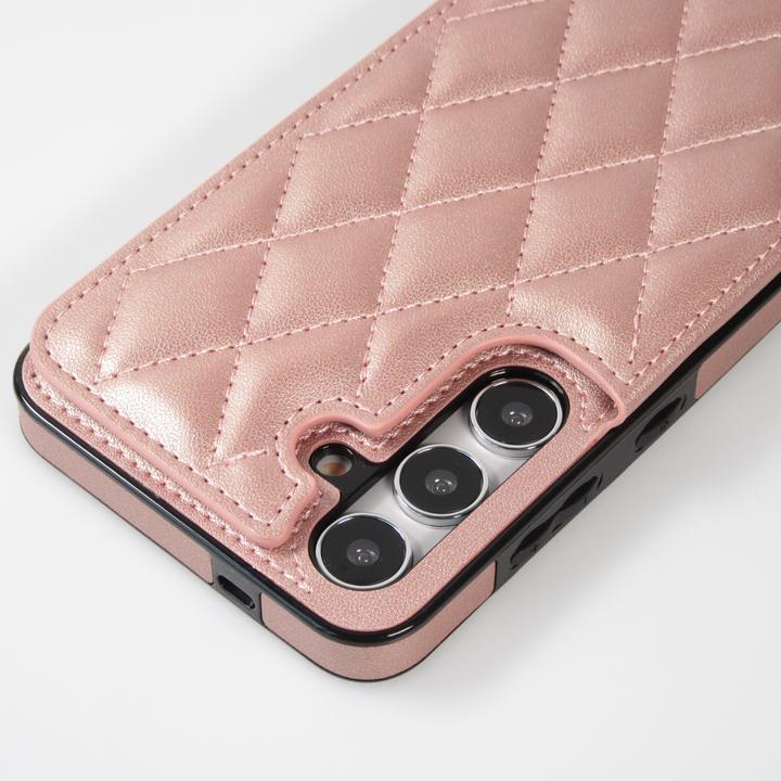 Actual product image PhoneLook Silicone case with surface and fold-out wallet (Samsung Galaxy S24+)
