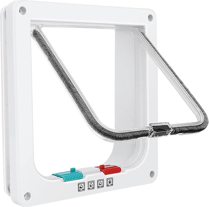 Actual product image Suba Thin Cat Door for Window (Magnetic cat flap)