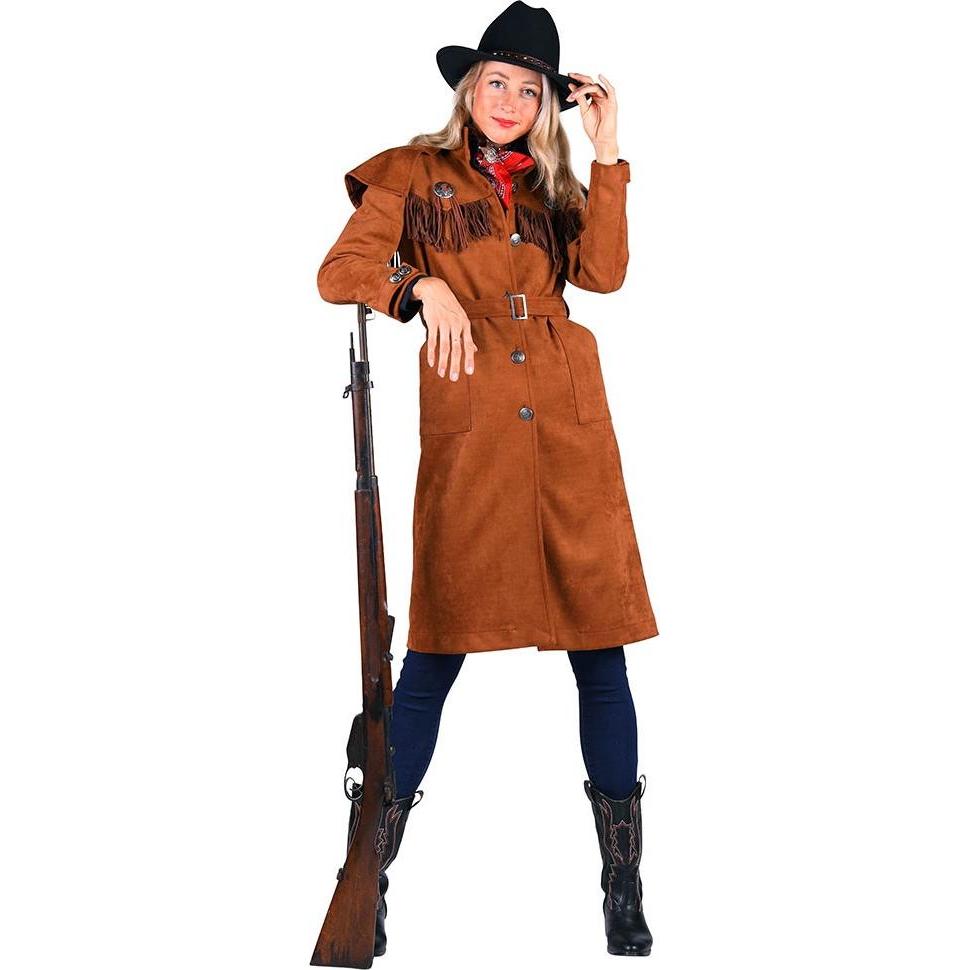 Thumbnail - Thetru Damen Mantel Western, braun (S)