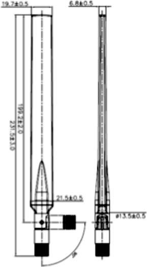 Image du produit Delock Antenne LTE/HSPA/GSM, connecteur SMA (WiFi)