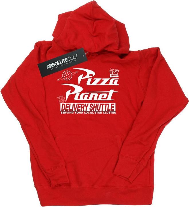 Immagine prodotto Disney Toy Story Pizza Planet Logo Felpa con Cappuccio Donna (M)