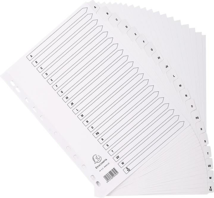 Produktbild Exacompta Karton-Register - weiss