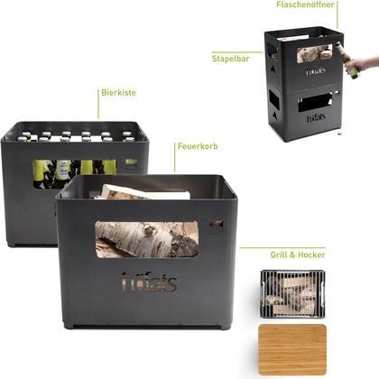 Actual product image Höfats Beer Box Fire Basket (28 cm)