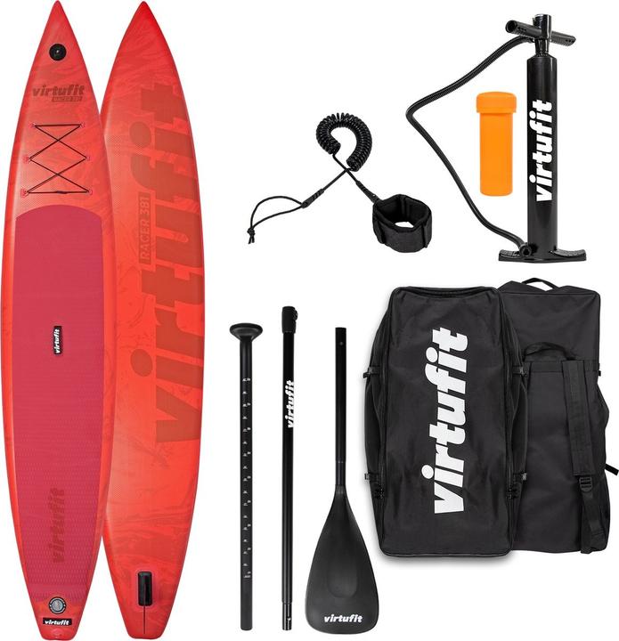 Virtufit Supboard Racer 381 - Rood - Inclusief accessoires en draagtas