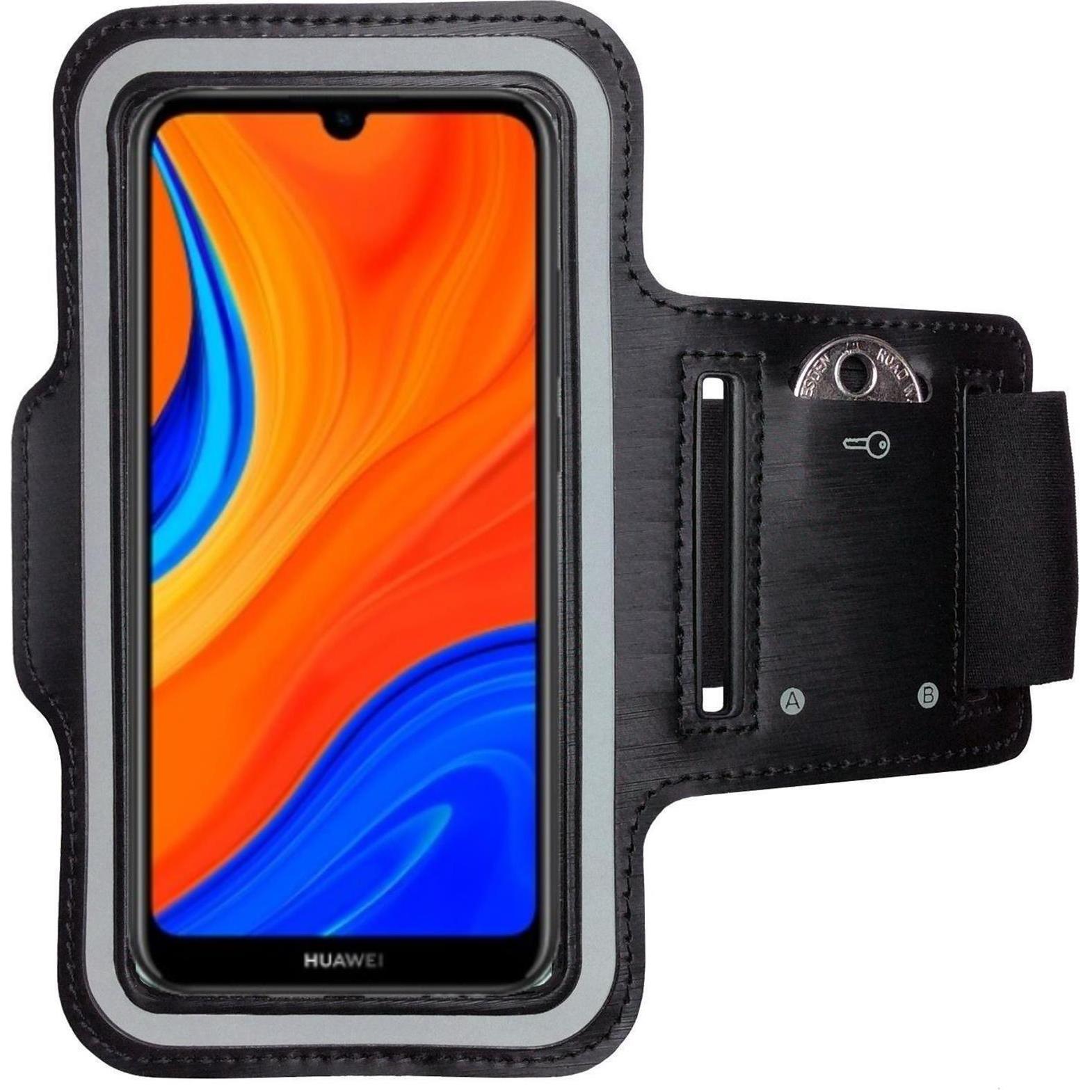 CoverKingz Sportarmband für Huawei Y6s, Smartphone Sportarmband, Schwarz