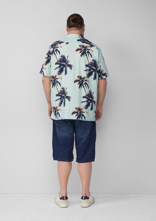 Produktbild S.Oliver Hemd Resort Fit: Kurzarmhemd aus Viskosemix (XXL)