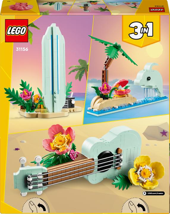 Produktbild LEGO Creator Tropische Ukulele (31156, LEGO Creator 3-in-1)