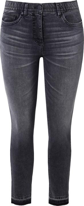Produktbild Ulla Popken Jeans Sarah, Fransensaum, schmales Bein, Komfortbund (46)