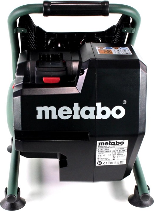 Actual product image Metabo Power 160-5 18 LTX BL OF Battery compressor 18 V 8.0 bar Brushless + 2x battery 10.0 Ah + (5 l)