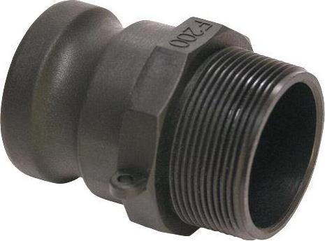 Actual product image Teguma Hebelarmkupplung Kamlok Typ F Polypropylen 4 ″