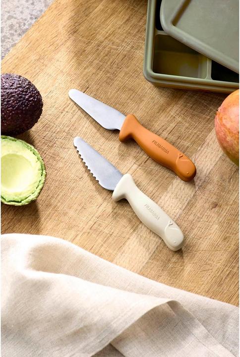 Actual product image Filibabba Kinder Küchenmesser Orange, 2er-Pack
