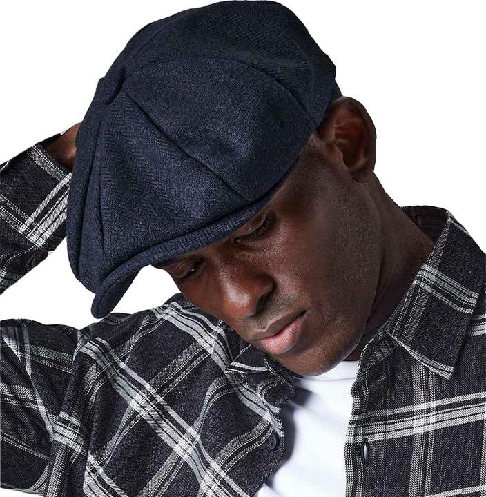 Actual product image Beechfield Unisex Adult Heritage Baker Boy Cap (M)