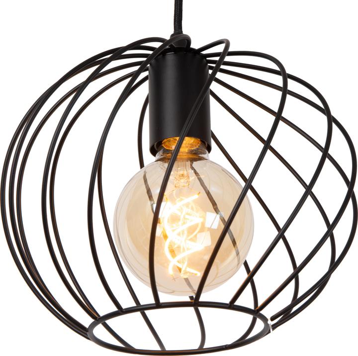 Immagine prodotto Lucide DANZA - Lampade a sospensione - Ø 25 cm - 1xE27 - Nero 21428/25/30 (E27)