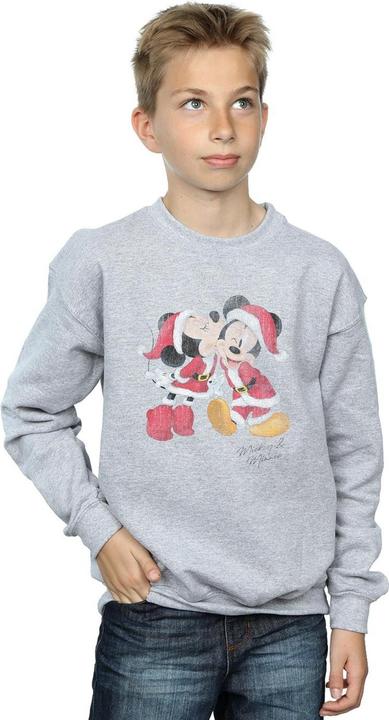 Produktbild Disney Mickey And Minnie Christmas Kiss Sweatshirt Jungen (128)