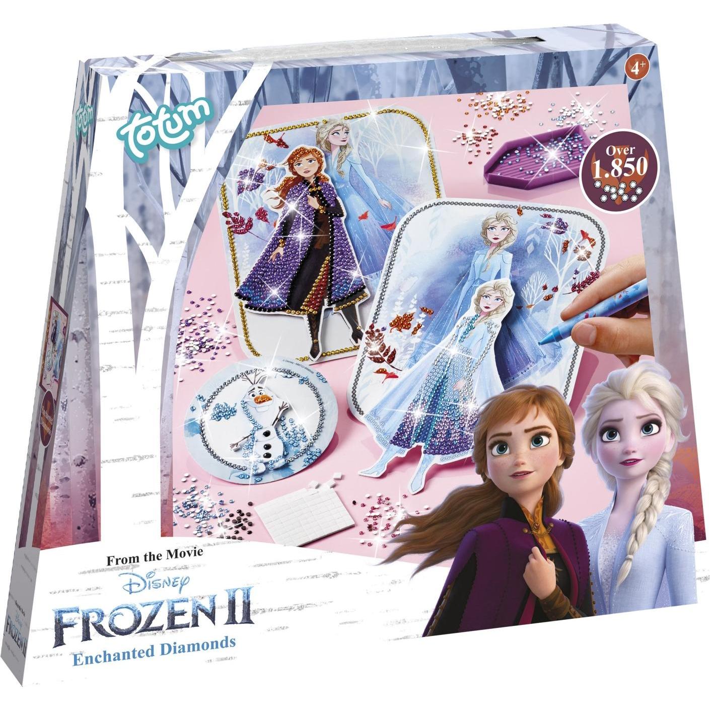 Totum Disney Frozen 2 - 3D-Karten mit Strasssteinen